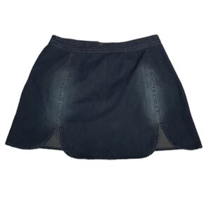 Mebon‎ - Micro Mini Blue Jean Faded MiSkirt